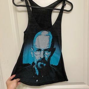 Breaking Bad tank top with Walter White